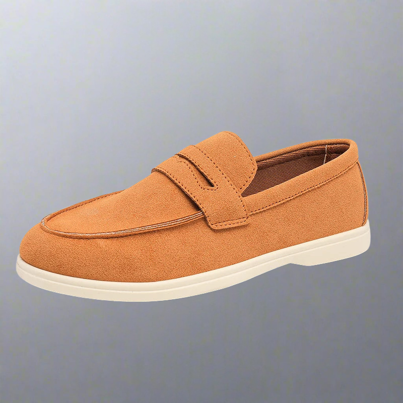 Ravello Suede Loafers, view 2 - Elena Harper
