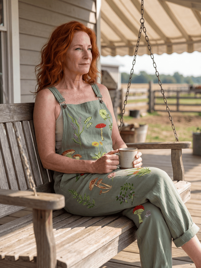 Emma & Rose Cape Town Amelie™ Field Strap Jumpsuit showing lightweight fabric and adjustable shoulder straps on a mannequin.