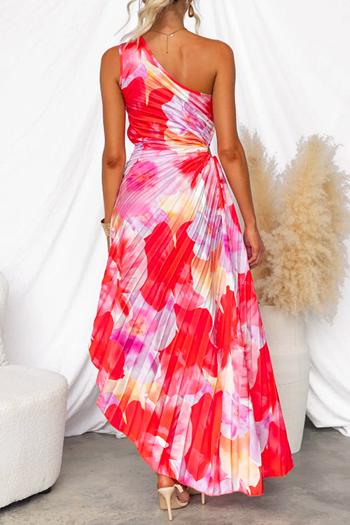 Adeline Vibrant Tropical Evening Dress, view 3 - Elena Harper
