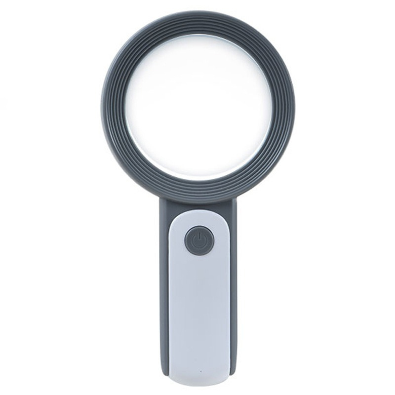 Unisex LED Magnifying Glass with Adjustable Light for Reading