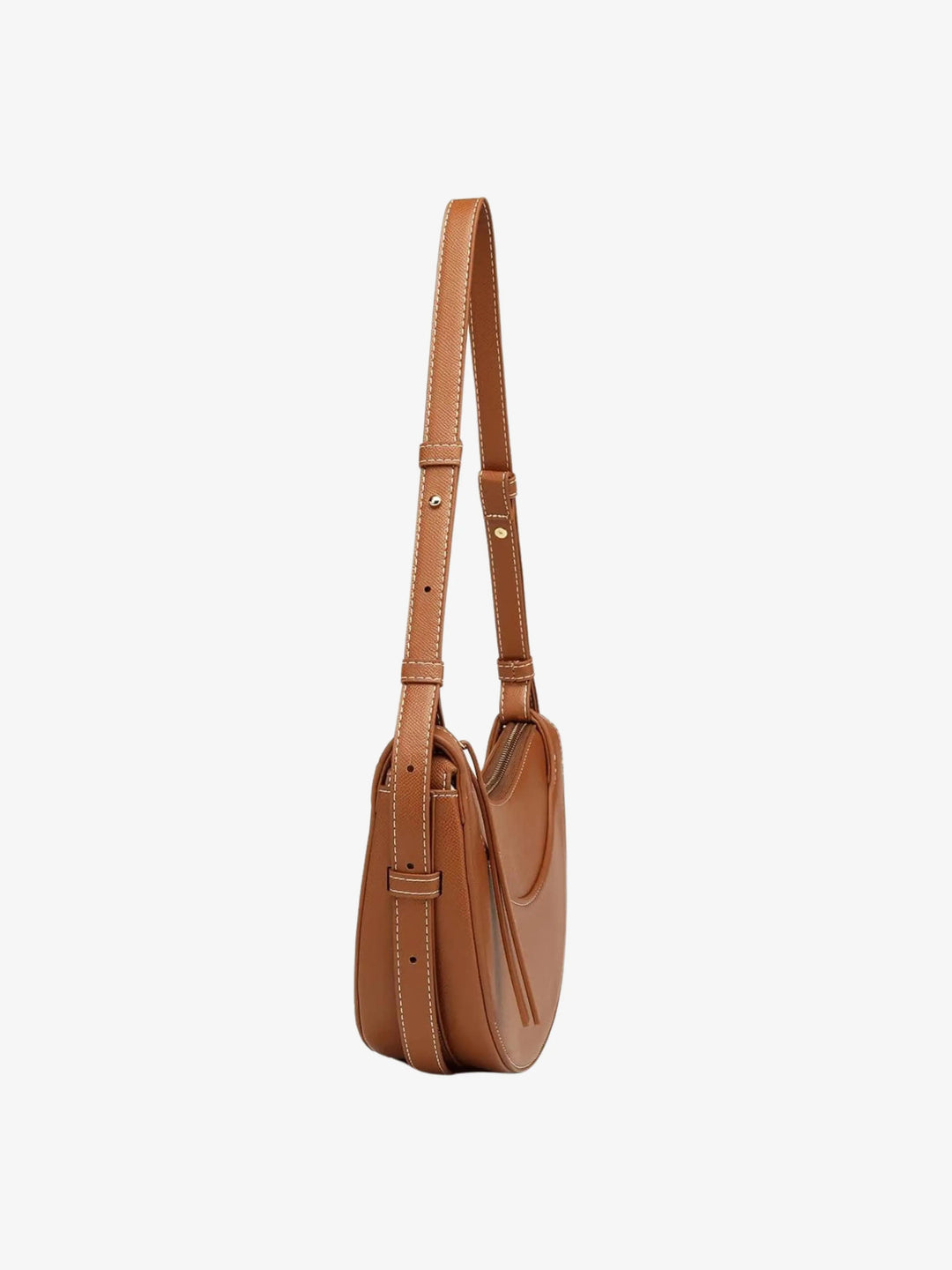 Curved Shoulder Bag for Women with Tassel - Practical and Elegant