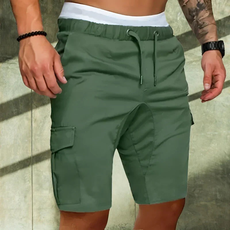 Stylish Men's Cargo Shorts, view 5 - Elena Harper