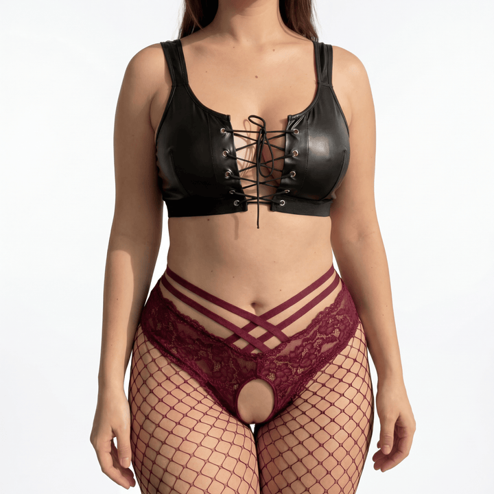 Emma & Rose Durban Naomi™ luminous fishnet tights from the soft luxurious fabrics collection, featuring intricate fishnet pattern and sheer finish.