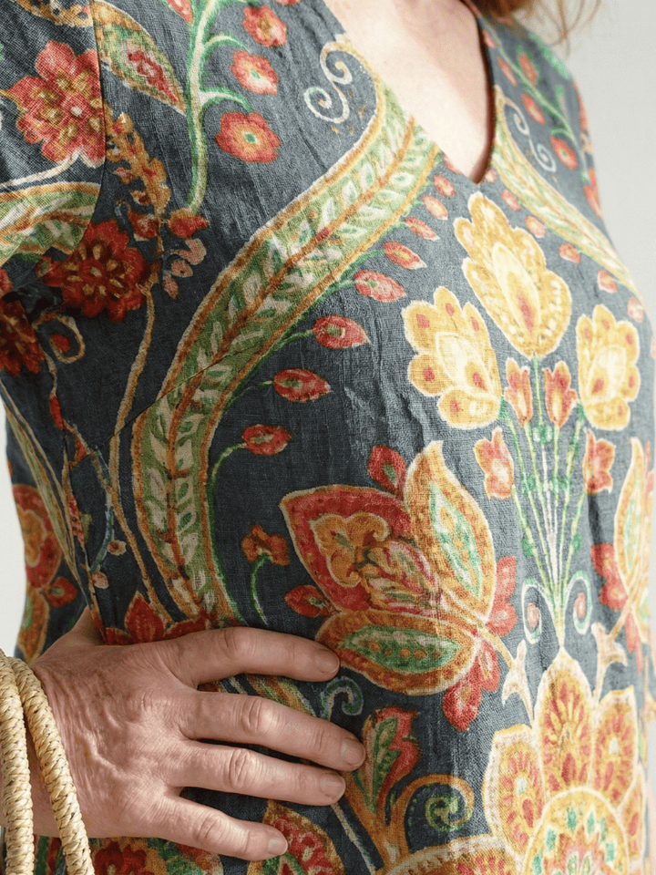 Lara™  |  Shape Garden Midi Dress