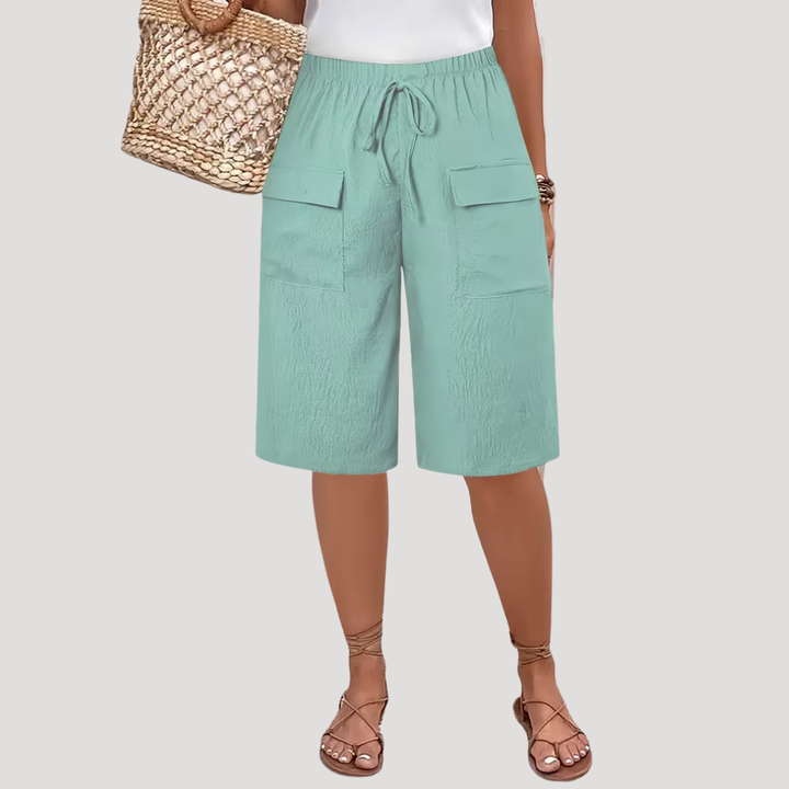 Heather | Women's Elasticated Waist Summer Shorts