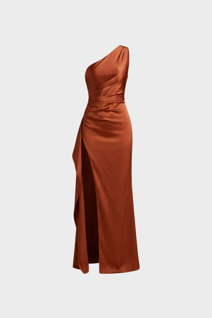 Women's One-Shoulder Dress | Slit