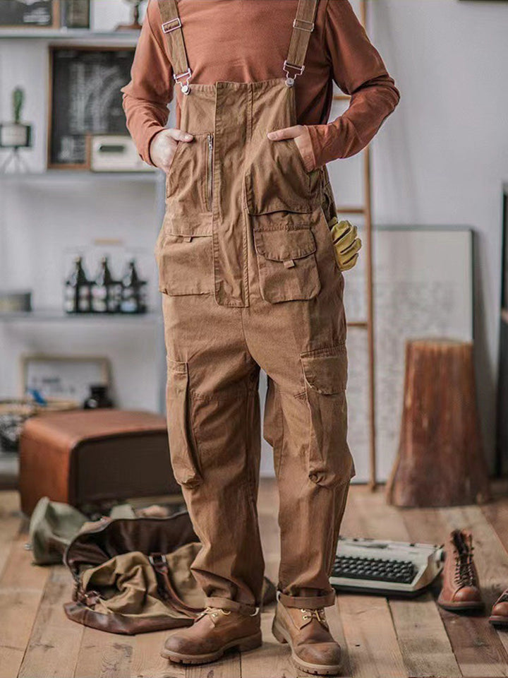 Max Casual Overalls with Pockets, view 3 - Elena Harper