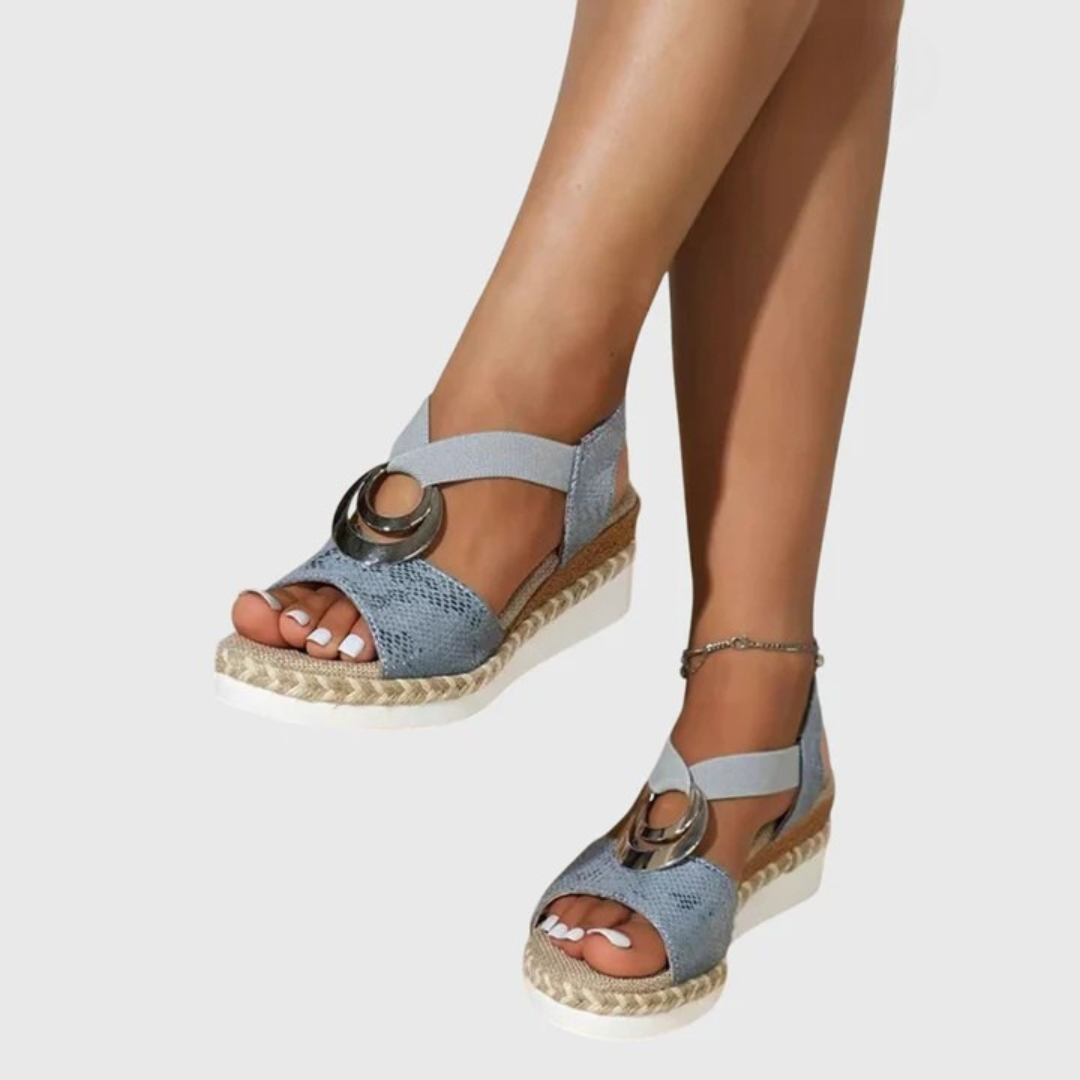 Olalla | Women's Wedge Sandals with Adjustable Strap