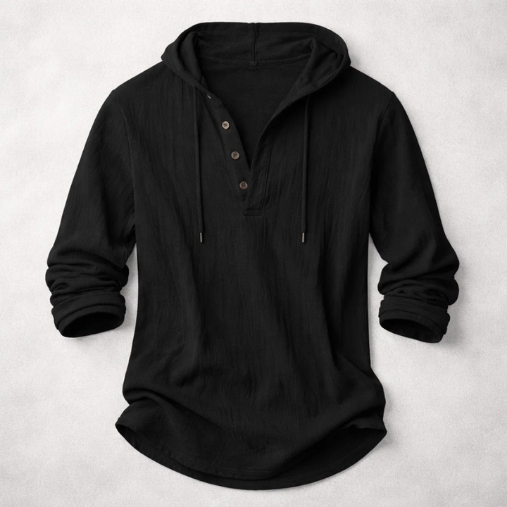 LAURENT MONACO | ELEGANT HOODED SHIRT FOR MEN