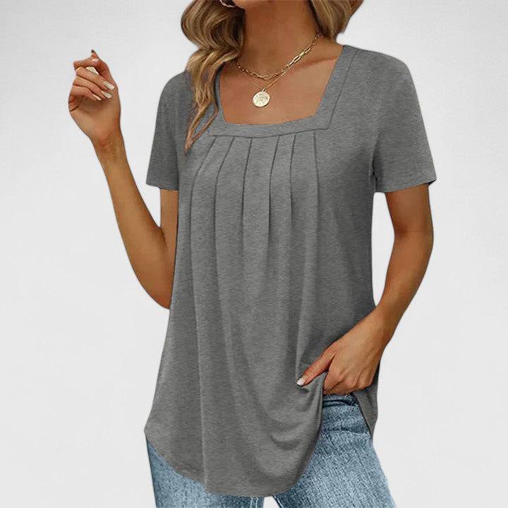 Emma & Rose Cape Town Mirelina™ summer blouse for women, stylish lightweight summer shirt with elegant design and breathable fabric.