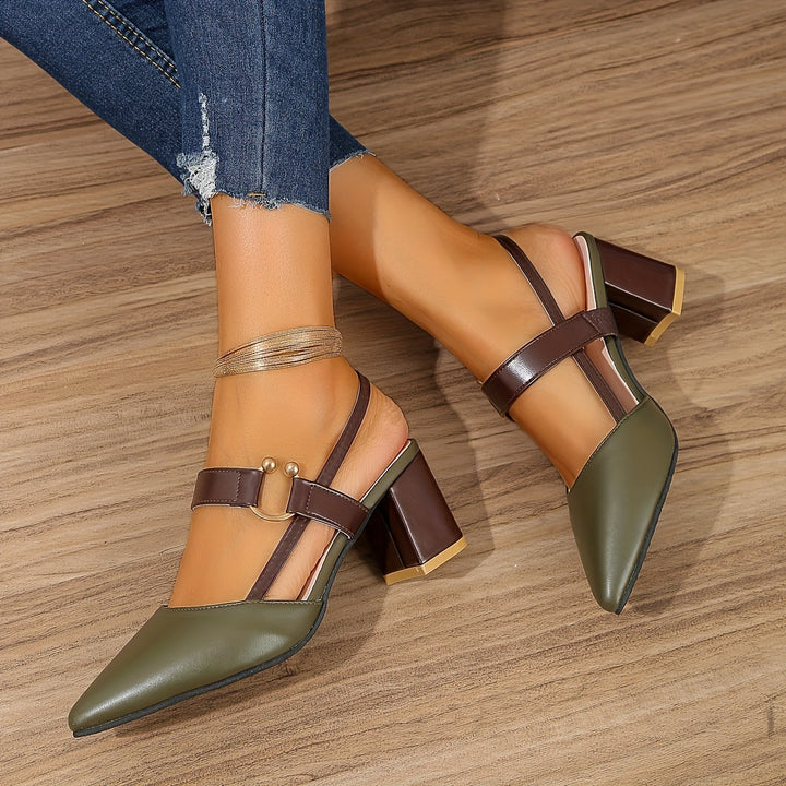 Haven Stylish sandal with high comfort heel for summer, view 2 - Elena Harper