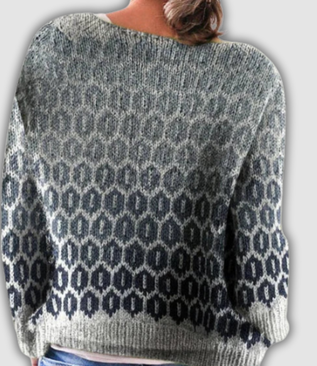Vintage Emma & Rose Cape Town sweater in soft knit, featuring a cozy, classic design with a high neckline and long sleeves.
