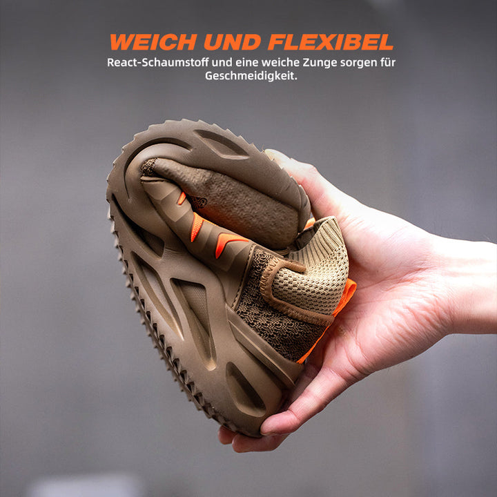 Breathable Flying Woven Anti-Smashing Safety Shoes EB