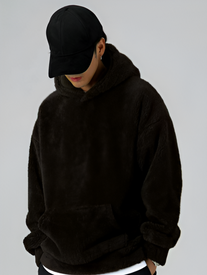Sem™ | Warm Checkered Hoodie with Relaxed Fit