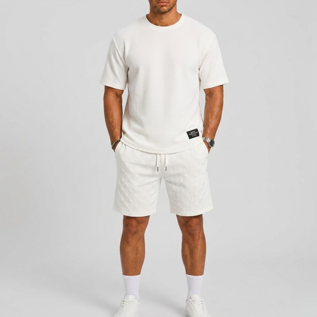 Harrington Oxford | Oversized T-Shirt And Shorts Set For Men