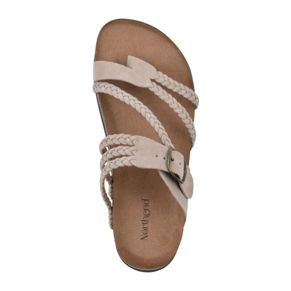 IRENE | Woven Cork Sandals