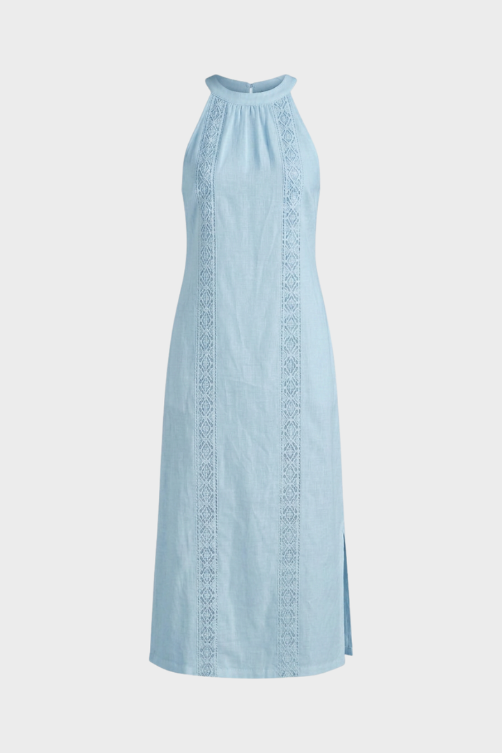 Women's Maxi Dress | Mock Neck Slim