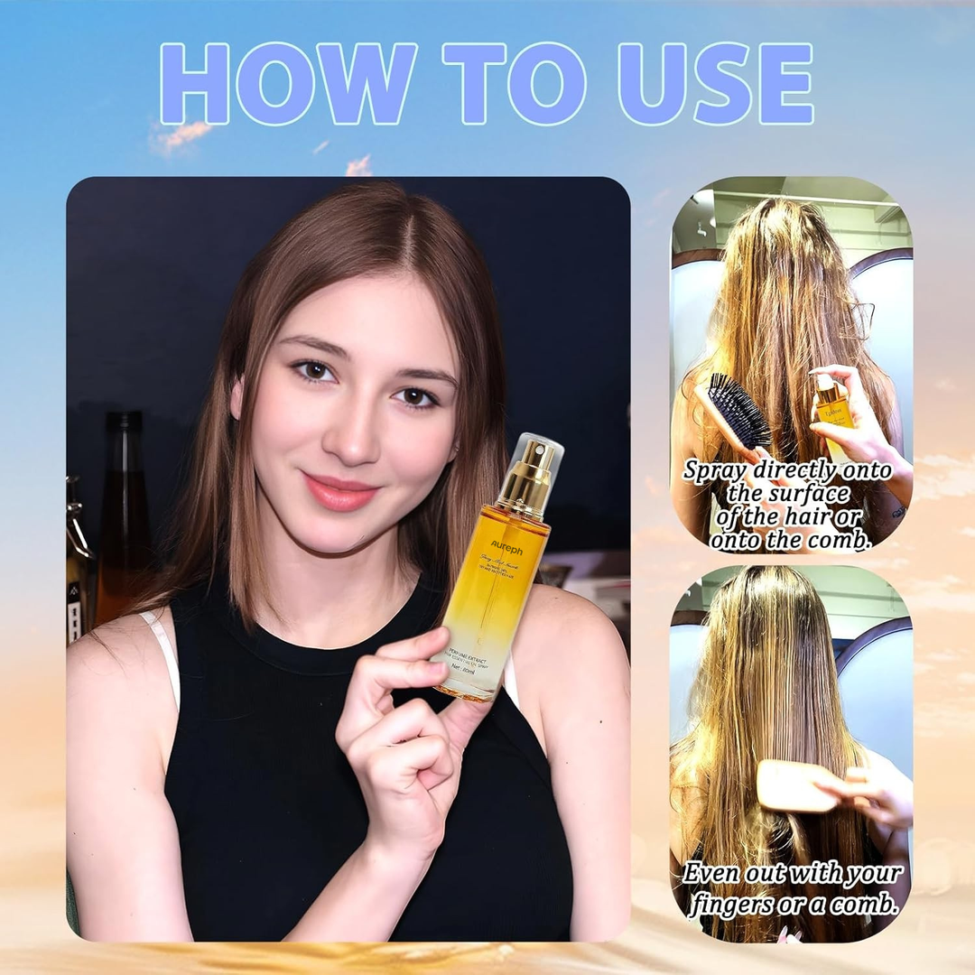 Glossora™ – Lightweight Hair Oil Spray for Smooth, Shiny Hair