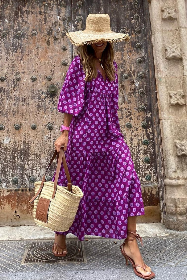Vanessa™  |  Long Maxi Dress Print