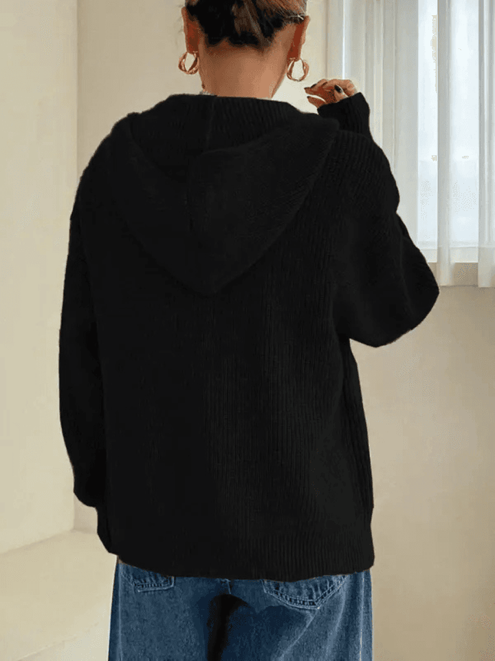 Women's Knit Zip-Up Hoodie