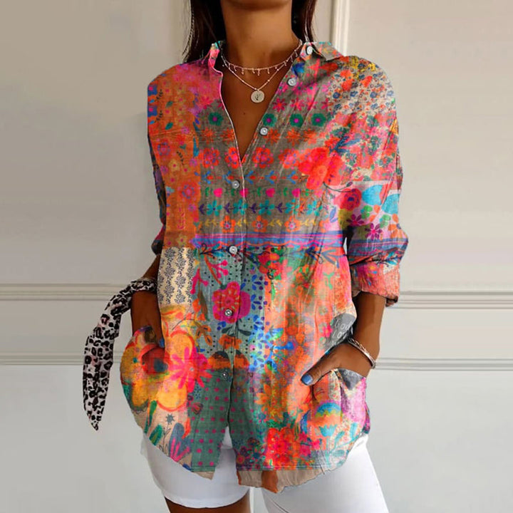 Calista Floral Blouse - Elena Harper