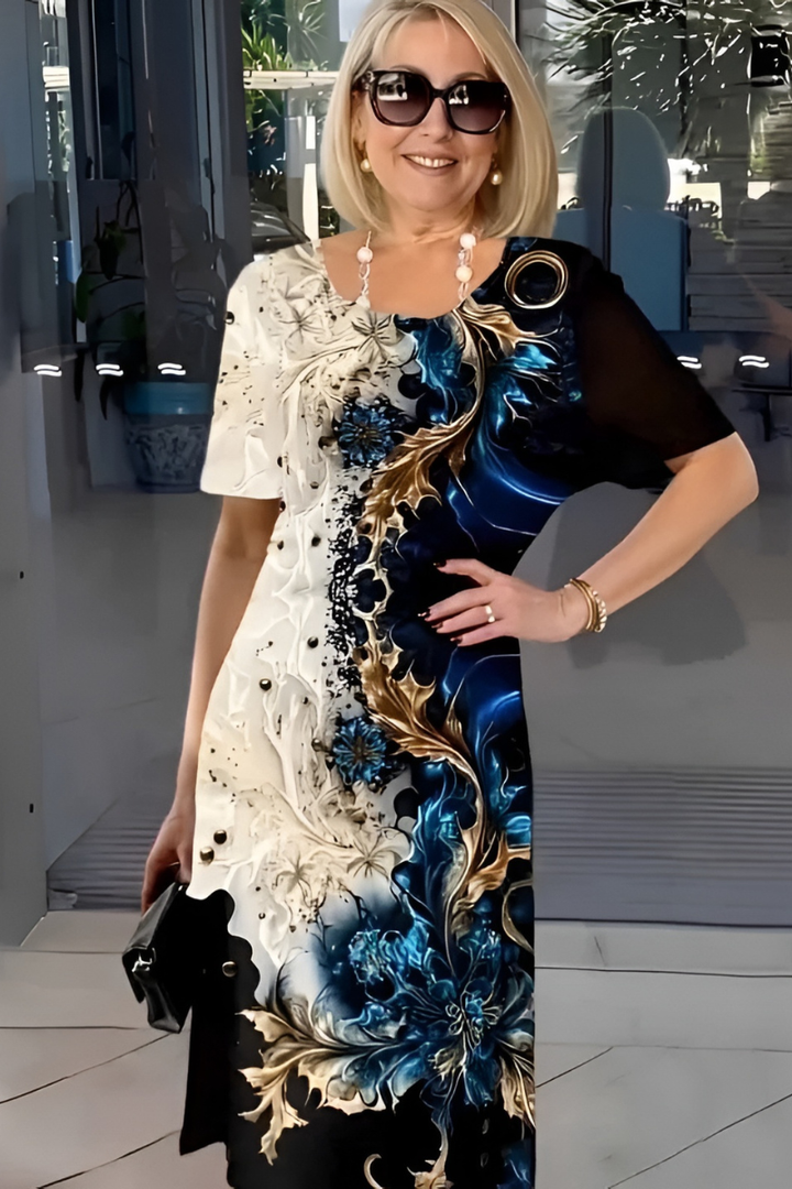 Cleo™ | Elegant Comfortable Midi Dress