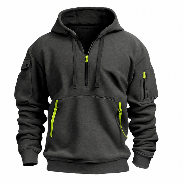 Men's Hoodie with Modern Cut and Flattering Silhouette with Hood