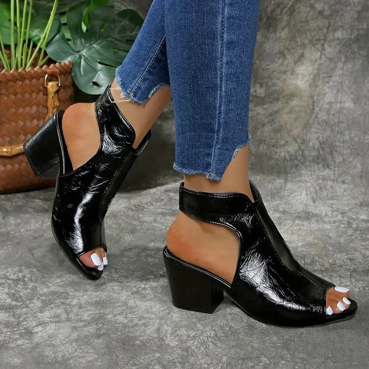 Olin™ | Elegant Leather Heels