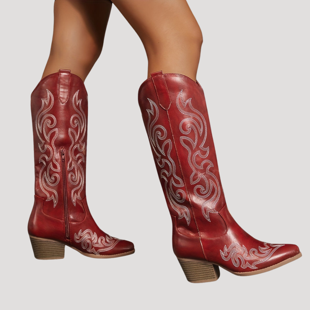 Embroidered Women's Cowboy Boots