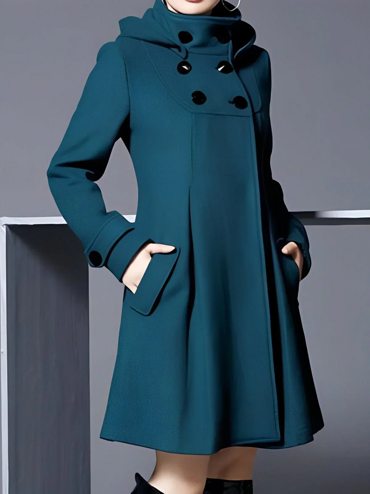 Solveig™ | Elegant Women's Coat with Hood