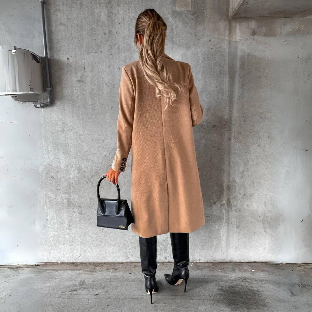 Emilie - Windproof Wool Coat
