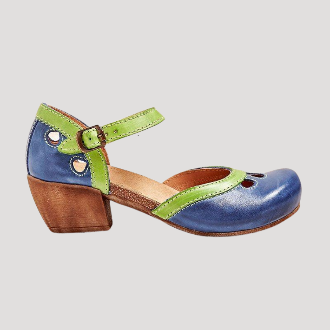 Women's Vintage Ankle Strap Heels