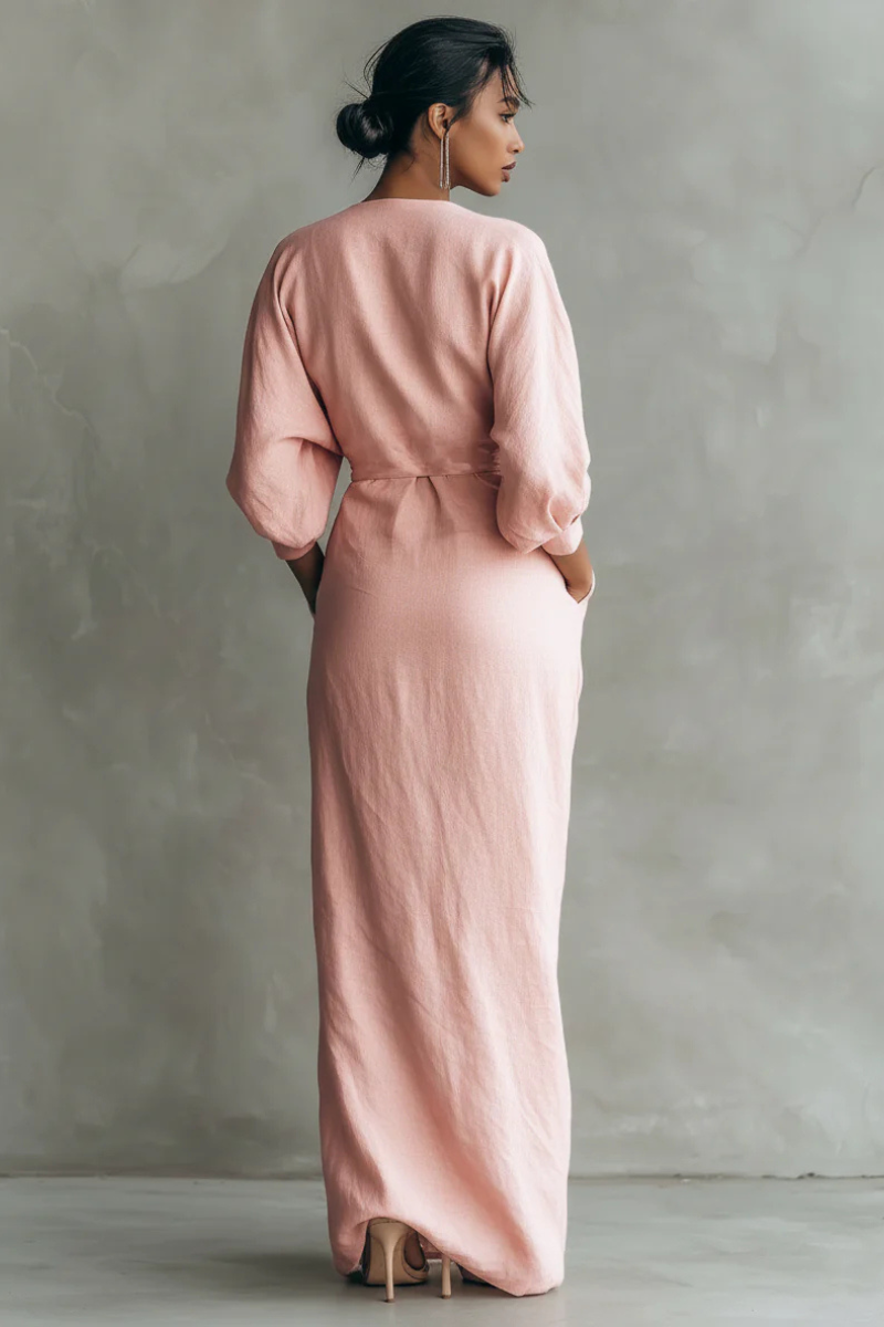 Nina™ | Stylish Wrap Maxi Dress