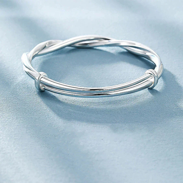Ximena™  |  Braided Silver Bracelet