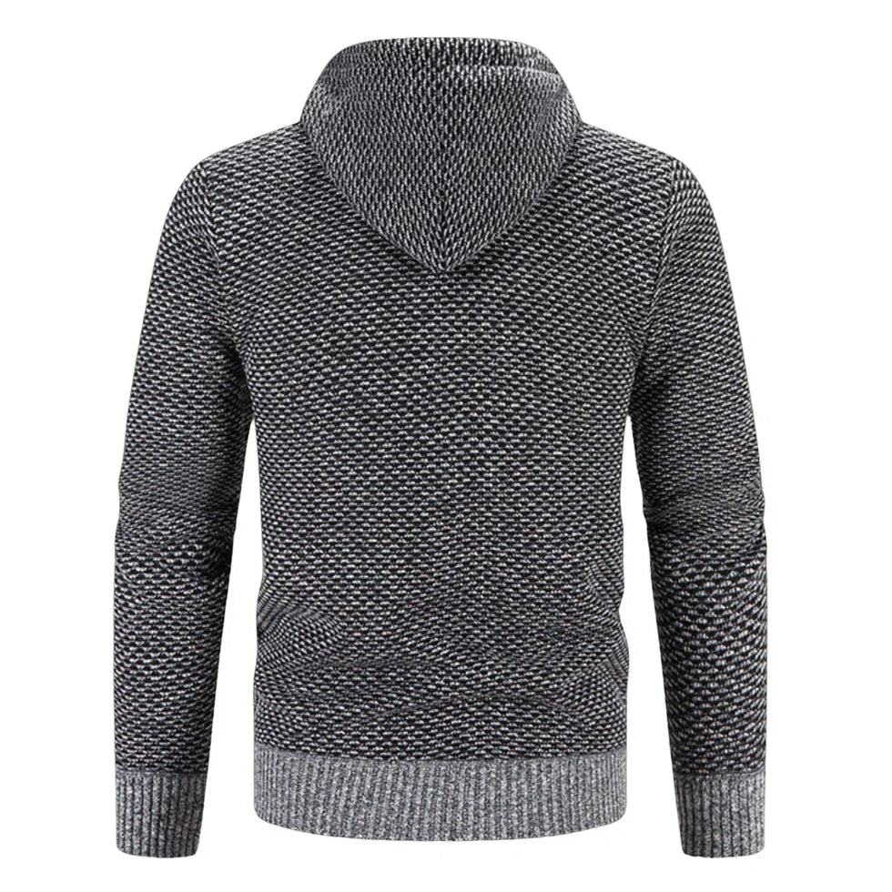Lucien - Long Sleeve Hooded Sweater With Zipper