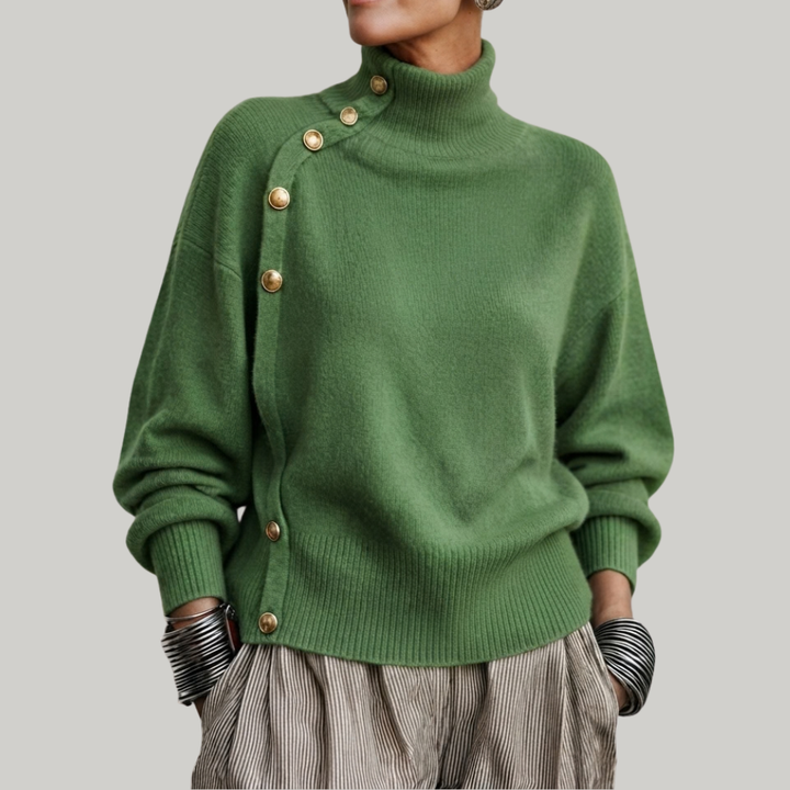 SWEATER WITH BUTTONS FOR WOMEN