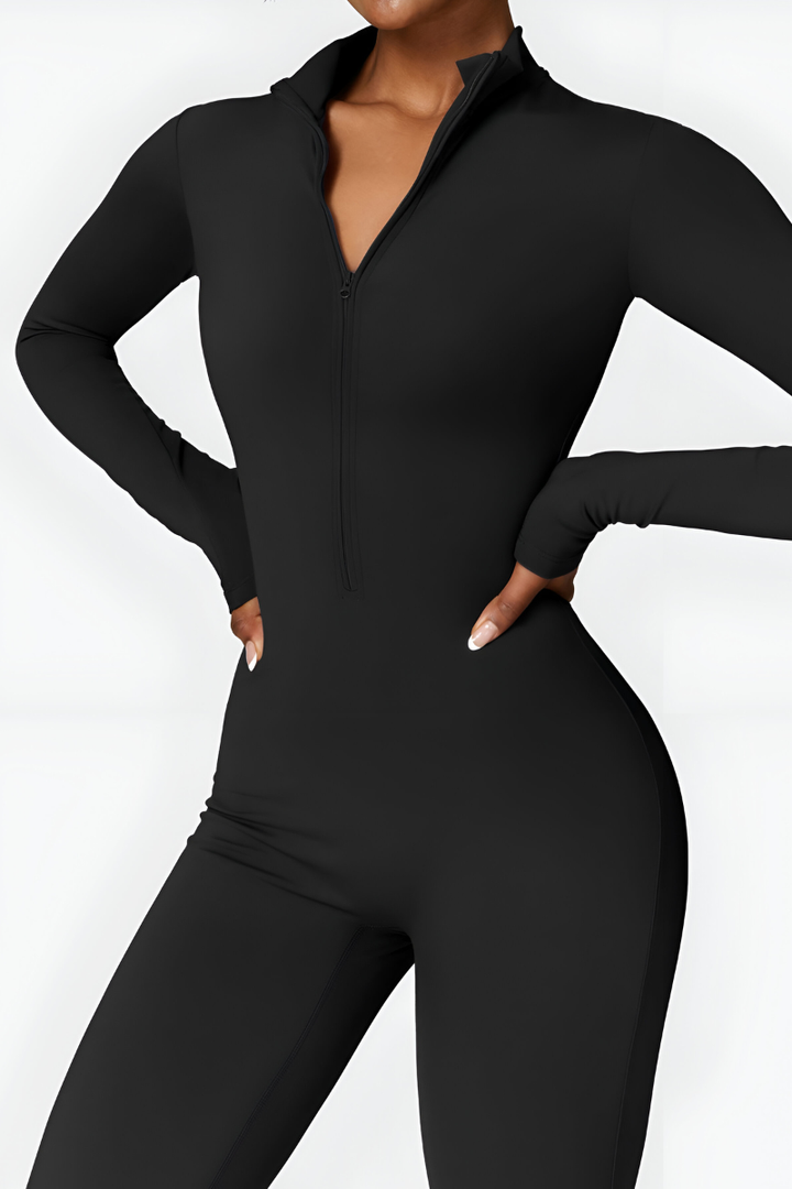Selara™ | Thermal fleece jumpsuit with zipper