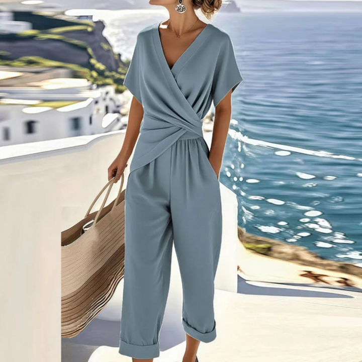 Aris Elegant jumpsuit, view 2 - Elena Harper