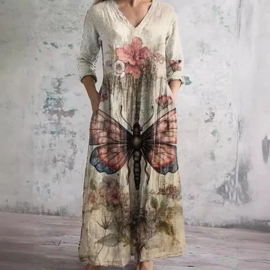 Evelyn Floral Summer Dress - Elena Harper