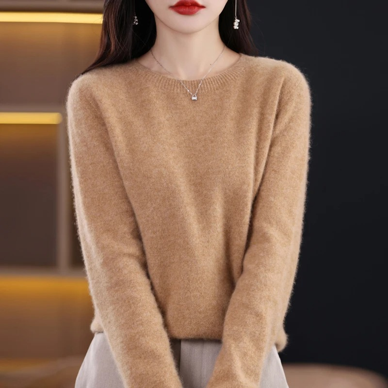 Women's Round Neck Soft Luxury Warm Sweater (S-5XL)