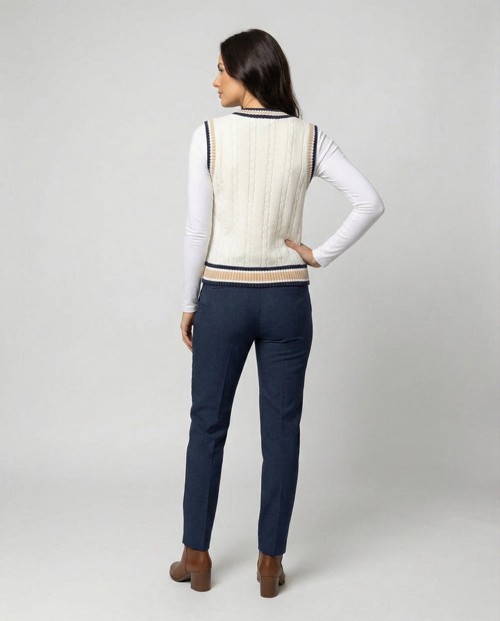 Sleeveless Sweater by Old Money Mavelle, view 4 - Elena Harper