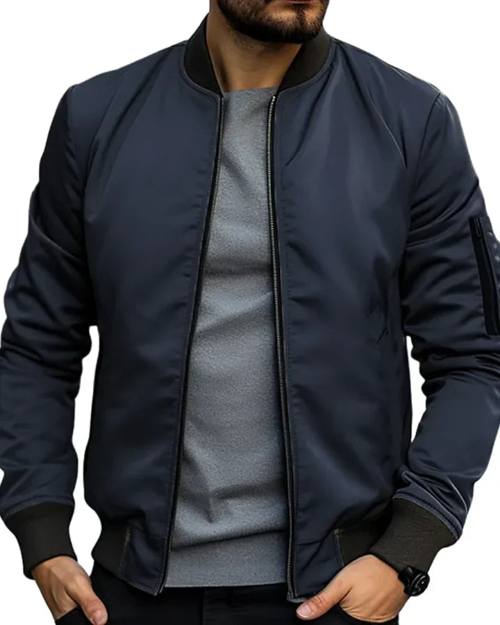 Riccardo Classic Elegant Bomber, view 2 - Elena Harper