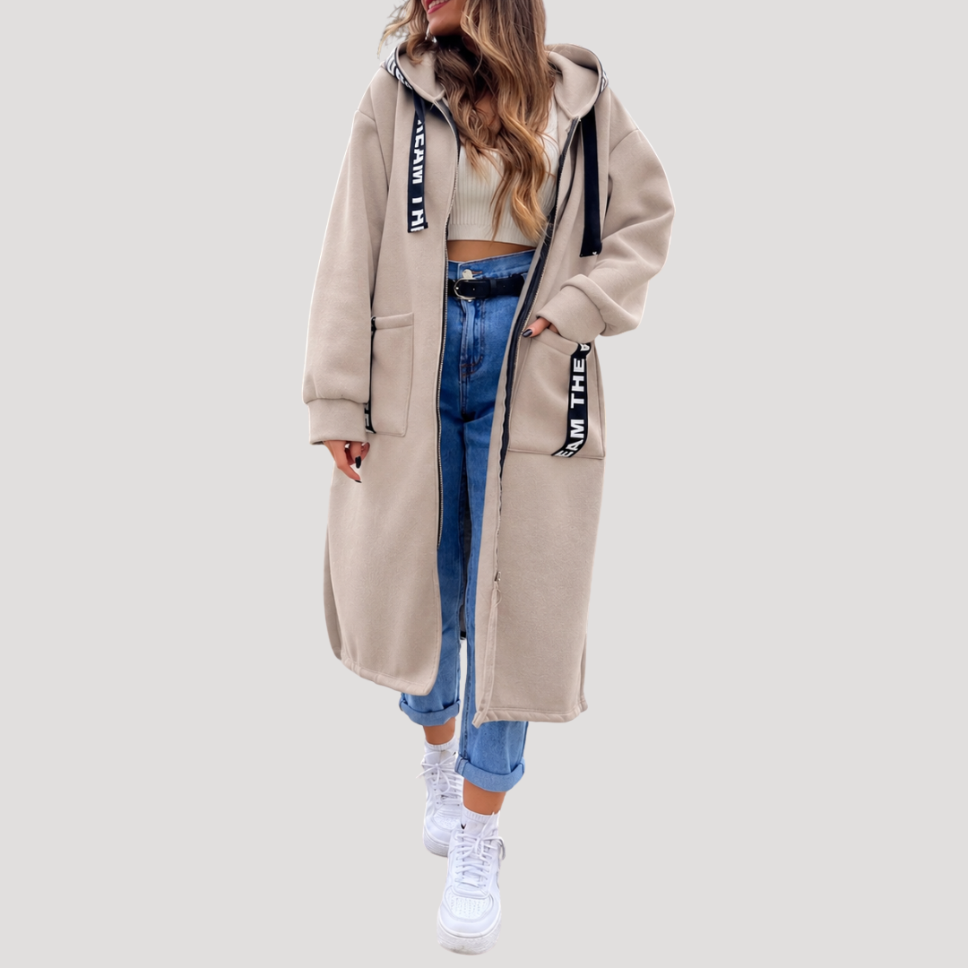 Women's Long Oversized Hooded Coat