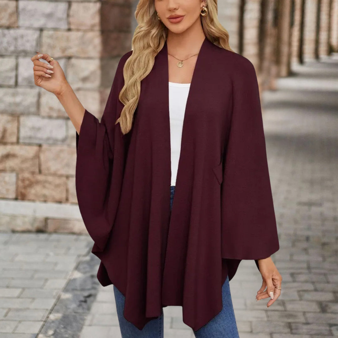 Veronika | Women's Cape-Style Top with Front Knot