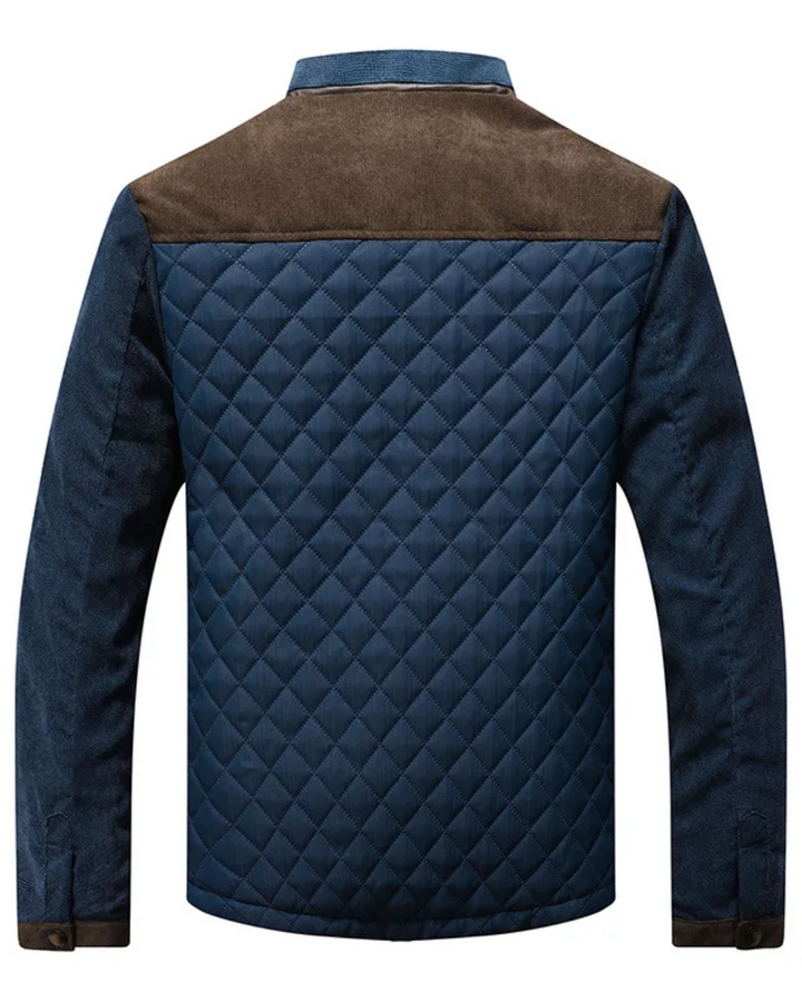LAURENT MONACO | QUILTED JACKET WITH DIAMOND PATTERN FOR MEN