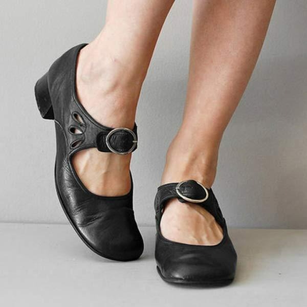Laia | Women's Spring Mary Jane Shoes with Buckle