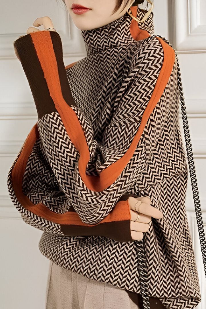 Nila™ | Trendy Casual Sweater with High Neck