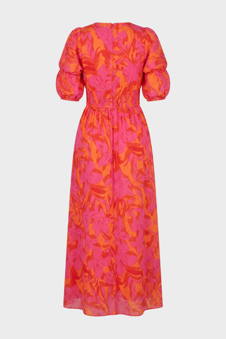 Women's Boho Maxi Dress | Ruffle Sleeves