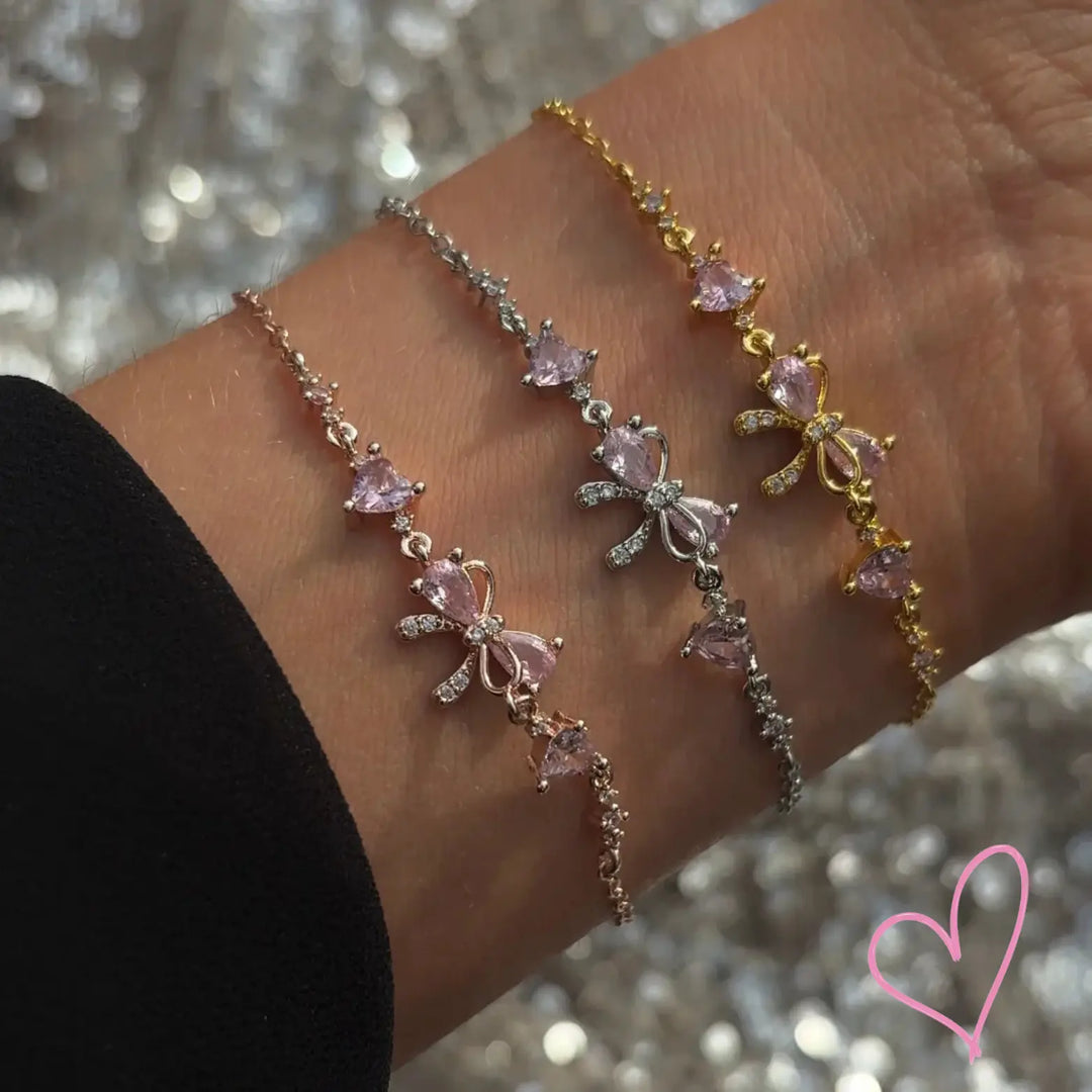 ElleGems Bow Bracelet, view 3 - Elena Harper