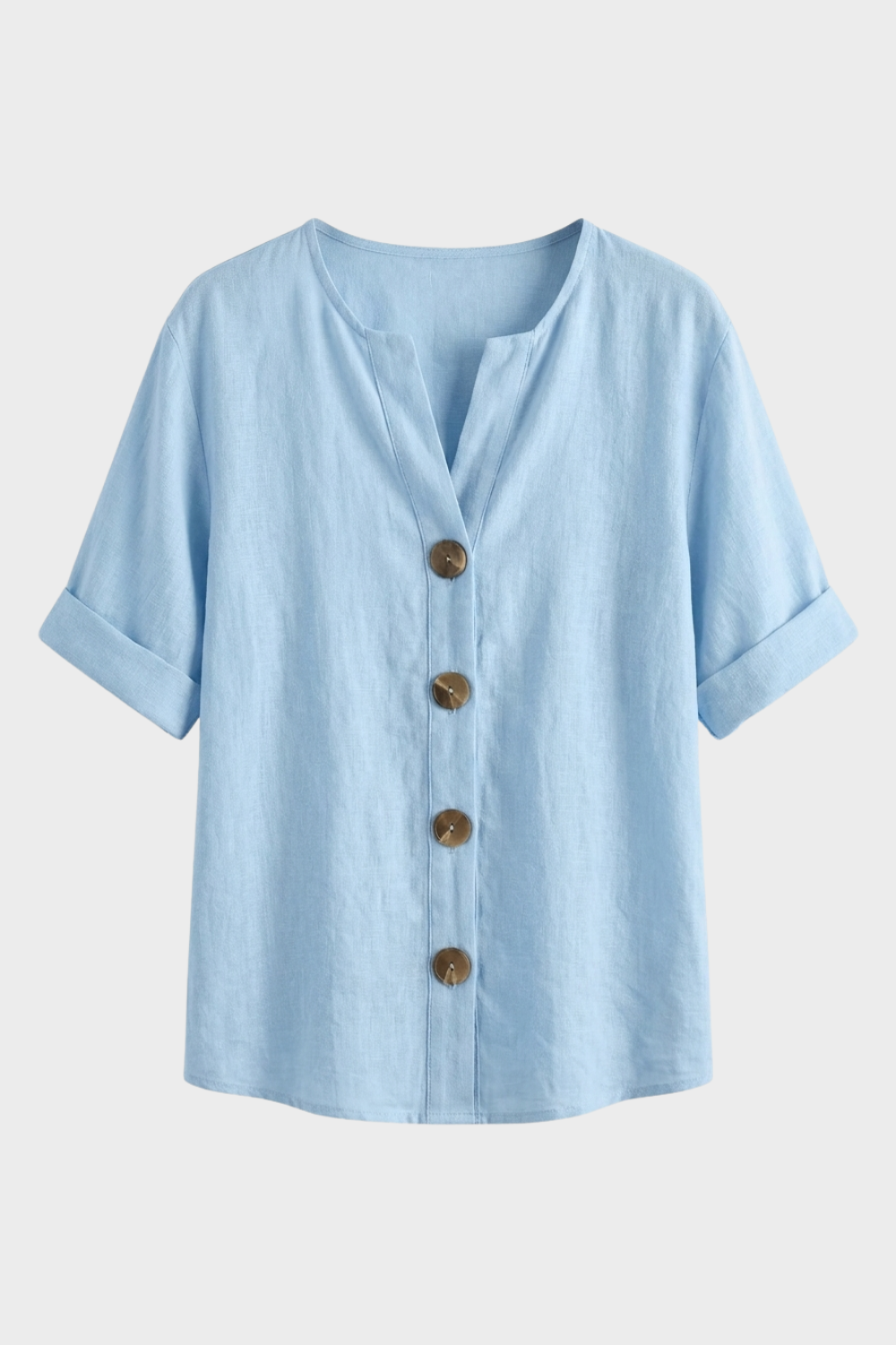 Women's Light Linen Blouse | Buttons